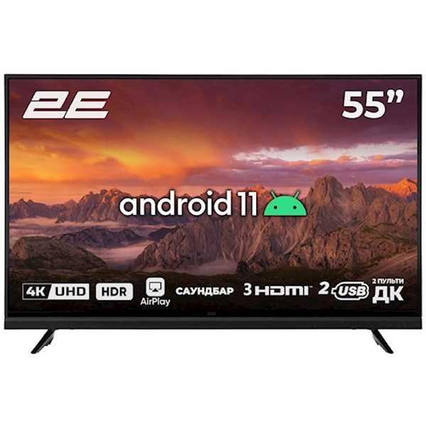 2E 2E-55A06L 55- 4K UHD Smart TV Android